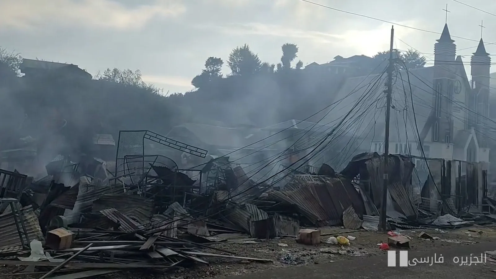 آتشسوزی مرگبار در بازار اندونزی: ۱۱ نفر جان باختند